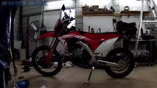 CRF450L Zeta internal fork lowering and Soupys performance lower link