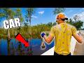 I Threw My Magnet Into A FLOODED Swamp! (Magnet Fishing)