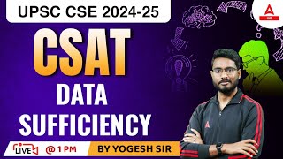 DATA SUFFICIENCY  For UPSC CSAT 2023 | UPSC CSAT IAS Foundation Classes By Yogesh  Sir