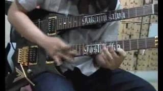 Chatreeo Plays Esp Double Neck Guitar