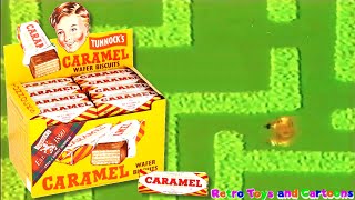 Indiana Jones Tunnock's Caramel Wafer Commercial Retro Toys and Cartoons