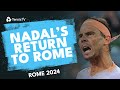 Rafa Nadal Returns To Rome vs Zizou Bergs | Rome 2024 Highlights