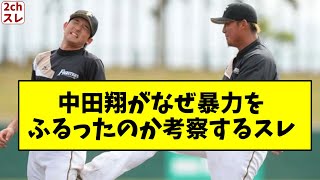 中田翔がなぜ暴力をふるったのか考察するスレ