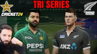 KIWI Curry for Dinner 🍗 Pakistan vs New Zealand Tri Series 2025 🏆 Cricket 24 Gameplay