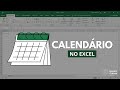 Como inserir um calendário na célula do Excel