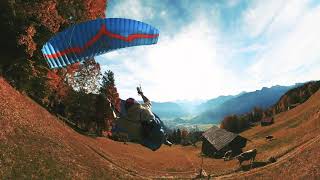 Speedflying in Lauterbrunnen, Switzerland