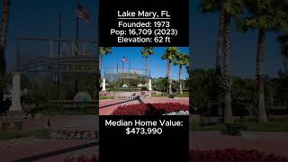 Random US Towns: Lake Mary, FL #shorts