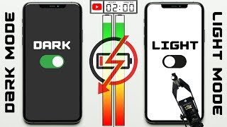 Dark Mode vs. Light Mode Battery Test