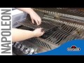 how to use the napoleon charcoal tray