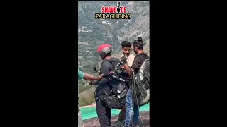 Paragliding at Kullu. #shorts   #shavoice   #youtubeshorts. coming soon in shavoice