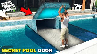 GTA 5 : Franklin Found Secret Bunker Door Near Franklin's Swimming Pool in GTA 5.. (GTA 5 Mods)