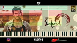 Sandakozhi - Happy Birthday Yuvanshangar Raja | U1 mass bgm | FLM mobile Piano Cover | ACV Creation