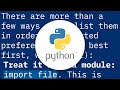 How can I make one python file run another?