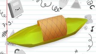 How to Make Paper Boat Without Glue | Easy Origami World Paper Boat | Tahmina Afrose