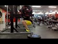 low bar squat 1x2@151.5