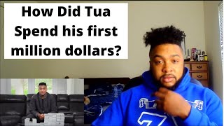 REACTING TO How Tua Tagovailoa Spent His First $1M in the NFL | My First Million | GQ Sports
