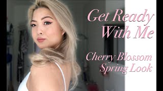 Get Ready With Me - Cherry Blossom Spring Look 🌸