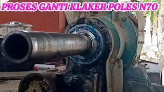 PROSES CARA GANTI KLAKER POLES ICHI N70 SELEP PADI NON PK