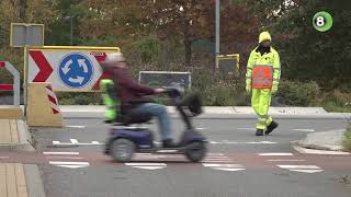 Beruchte rotonde in Doetinchem deels afgesloten voor veiligheid fietsers