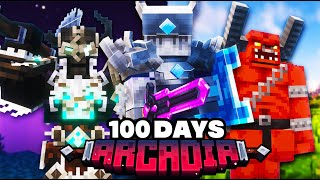 100 days of Arcadia Minecraft [FULL MOVIE]