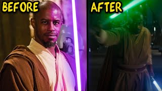 Why Kelleran Beq Changed From a PURPLE Lightsaber to Blue + Green