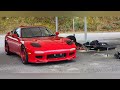 謎の日産車ぶっちぎり、名車70supra、fd3s、cコース、silvia追走バトル、drift、grip走行会モーターランド三河2024.11.16