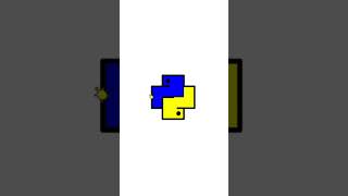 Draw Python Logo by using Python | turtle graphics #shorts #instagram #python