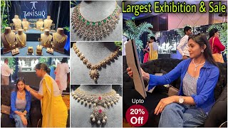 Tanishq Largest Diamond Exhibition \u0026 Sale Upto 20% Off🔥| Tanishq Diamond Necklace Designs 2025 Price