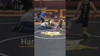 Rough double leg take down