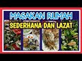 Menu Seminggu Masakan Rumah yang sederhana dan lazat👍