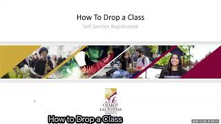 How to Drop a Class (Self-Service Registration)