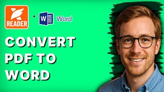 How to Convert a PDF to Word in Foxit [2026 Full Guide]