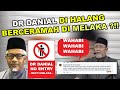 Ceramah Dato' Dr. Danial di Sekat di Melaka dari Mufti Melaka?!! | Dato' Dr. Danial