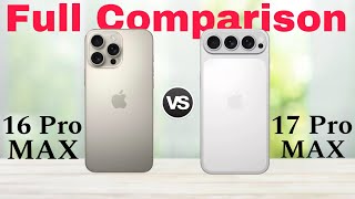 Iphone 16 Pro Max Vs Iphone 17 Pro Max Specs Review