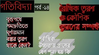 3.14: গতিবিদ্যা hsc |Dynamics |সর্বাধিক উচ্চতায় প্লাসের বেগ শূন্য কি? বৃত্তপথে সমদ্রুতিতে ত্বরণ থাকে