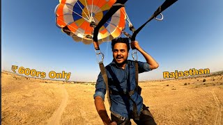 Cheapest Parasailing in Rajasthan Jaisalmer Only @600rs | Rajasthan Adventure Activities | SRS VLOGS