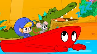 Row Row Row Your Boat Song | Songs To Fall Asleep To For Kids | Mila and Morphle Cartoons and Songs