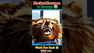 Rocket Raccoon Funny dialogues 😂🤣 #shorts #comedy #marvel