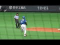 ＜2018.8.26楽天戦4回裏＞清宮幸太郎がライトへツーベースヒットを放つ