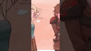 Hiccup and Astrit Kiss