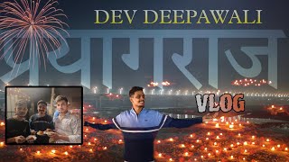 संगम पर देव दीपावली: रोशनी का जादू और दोस्तों के संग मस्ती | PRAYAGRAJ | SANGAM | VLOG |