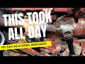 My Day As A Diesel Mechanic (Cummins Exhaust Manifold Replacement)