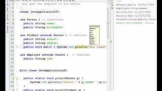 CIT2613 - Java Inheritance Lecture 2 (abstract classes)