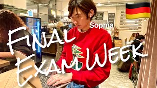 FINAL EXAM WEEK/ Test week for student studying in Germany