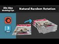 Quickly Rotate Objects Randomly in 3ds Max