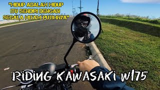 Riding Kawasaki W175 #kawasakiw175 #motovlog #modified