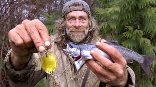 I Made A REAL Gold Lure From Gold I Panned | 24K Gold Lure Catch \u0026 Cook