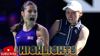 Emma Raducanu vs Cristina Bucsa Round 1 Highlights | Singapore Open 2025