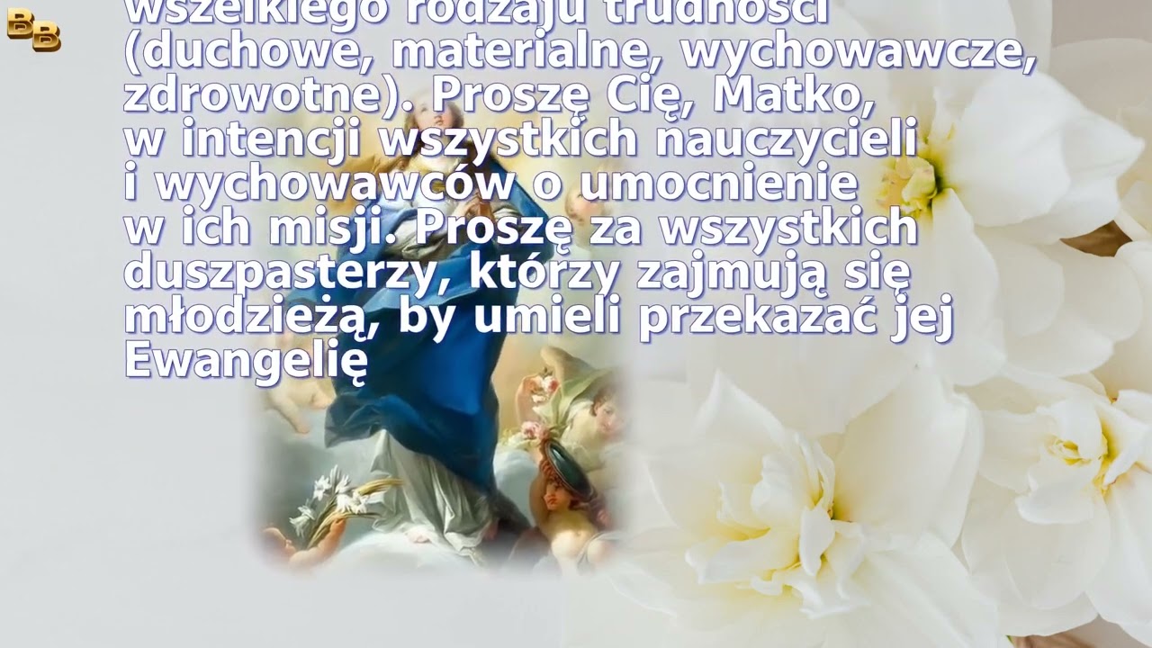 9 Dzień Nowenny Do Matki Boskiej Wniebowziętej - YouTube