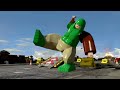 lego marvel avengers long fringe hair female transform into big fig with gorilla girl animation